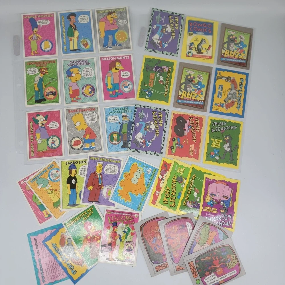 Vtg 90s The Simpsons 1990-93‎ Skybox 30 Card Lot Bart